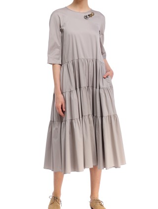 Сіра сукня MAX MARA : фото 3 - Invogue